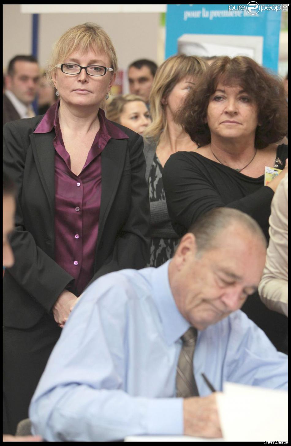  Jacques Chirac et sa fille Claude à Brive-la-Gaillarde le 7 novembre 2009. 