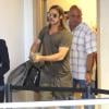 Brad Pitt arrivant à l'aéroport de Los Angeles, le 16 juillet 2013
