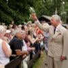 Le prince Charles et Camilla Parker Bowles en visite au Royal Welsh Show à Powys, au Pays de Galles, le 24 juillet 2013.