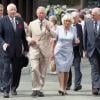 Le prince Charles et Camilla Parker Bowles, duchesse de Cornouailles, en visite au Royal Welsh Show le 24 juillet 2013 à Builth Wells, au Pays de Galles.