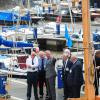 Le prince Charles et Camilla Parker Bowles à Burton Fleming et Bridlington Harbour le 24 juillet 2013 lors de leur tournée estivale au Pays de Galles