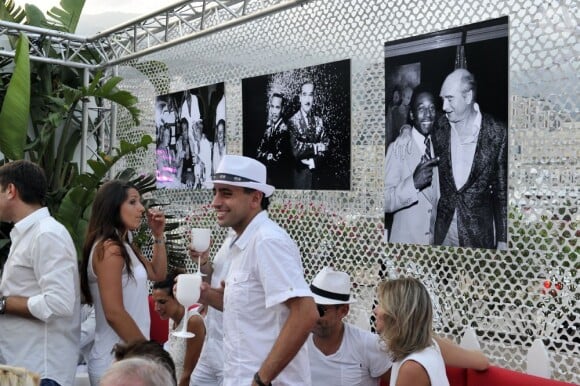Exclusif - Soirée blanche organisée par le fils d'Eddie Barclay, Guillaume Barclay, en collaboration avec l'etablissement de nuit "Le Before" à Monaco le 24 juillet 2013.