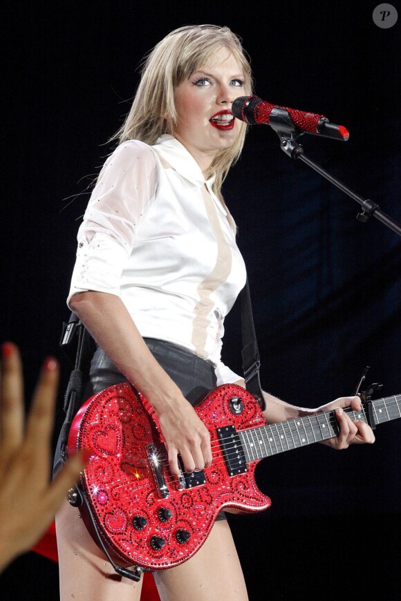 Taylor Swift lors de sa tournée Red, en concert à Philadelphia le 19 juillet 2013