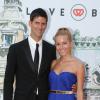 Novak Djokovic et sa compagne Jelena Ristic au Love Ball organisé par Natalia Vodianova au profit de la Fondation "The Naked Heart" à l'Opéra Garnier à Monaco le 27 juillet 2013.