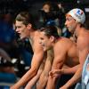 Yannick Agnel, Florent Manaudou, Fabien Gilot et Jérémy Stravius sont devenus champion du monde du relais 4x100m nage libre lors des mondiaux de Barcelone le 28 juillet 2013 au Palau Sant Jordi