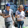 Adam Levine et sa fiancée Behati Prinsloo, à la recherche d'un appartement à New York. Le 29 juillet 2013.
