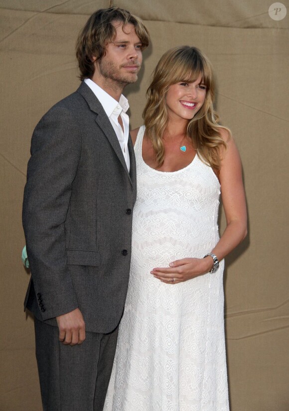 Chord Overstreet et sa femme enceinte lors de la soirée "Summer TCA 2013" à Beverly Hills, le 29 juillet 2013.