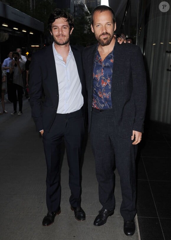 Adam Brody et Peter Sarsgaard à la première de Lovelace au MoMA de New York, le 30 juillet 2013.