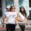 Prince Jackson et sa petite amie Remi Alfalah se baladent dans les rues de Los Angeles, le 31 juillet 2013.