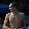 Jérémy Stravius lors du 100 mètres dos lors des championnats du monde de Barcelone, le 31 juillet 2013 au Palau San Jordi