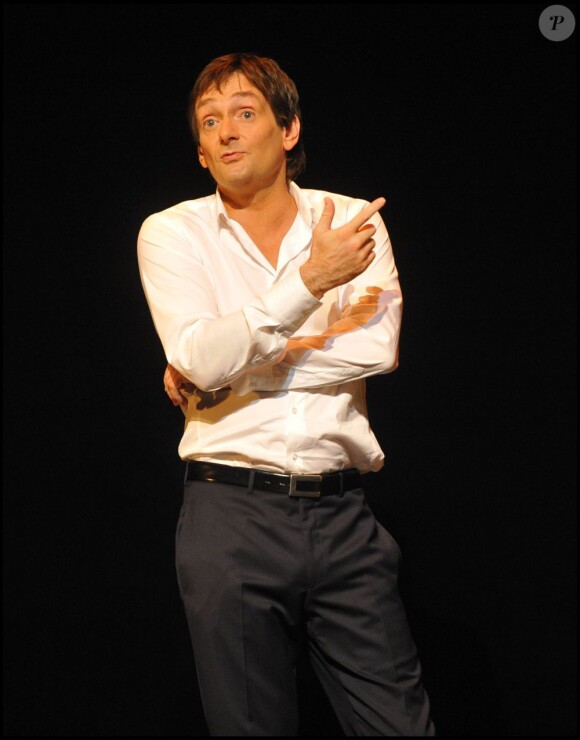 Filage du spectacle de Pierre Palmade "J'ai jamais été aussi vieux" en 2010.