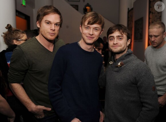 Michael C. Hall, Dane DeHaan et Daniel Radcliffe à Sundance, le 19 janvier 2013.