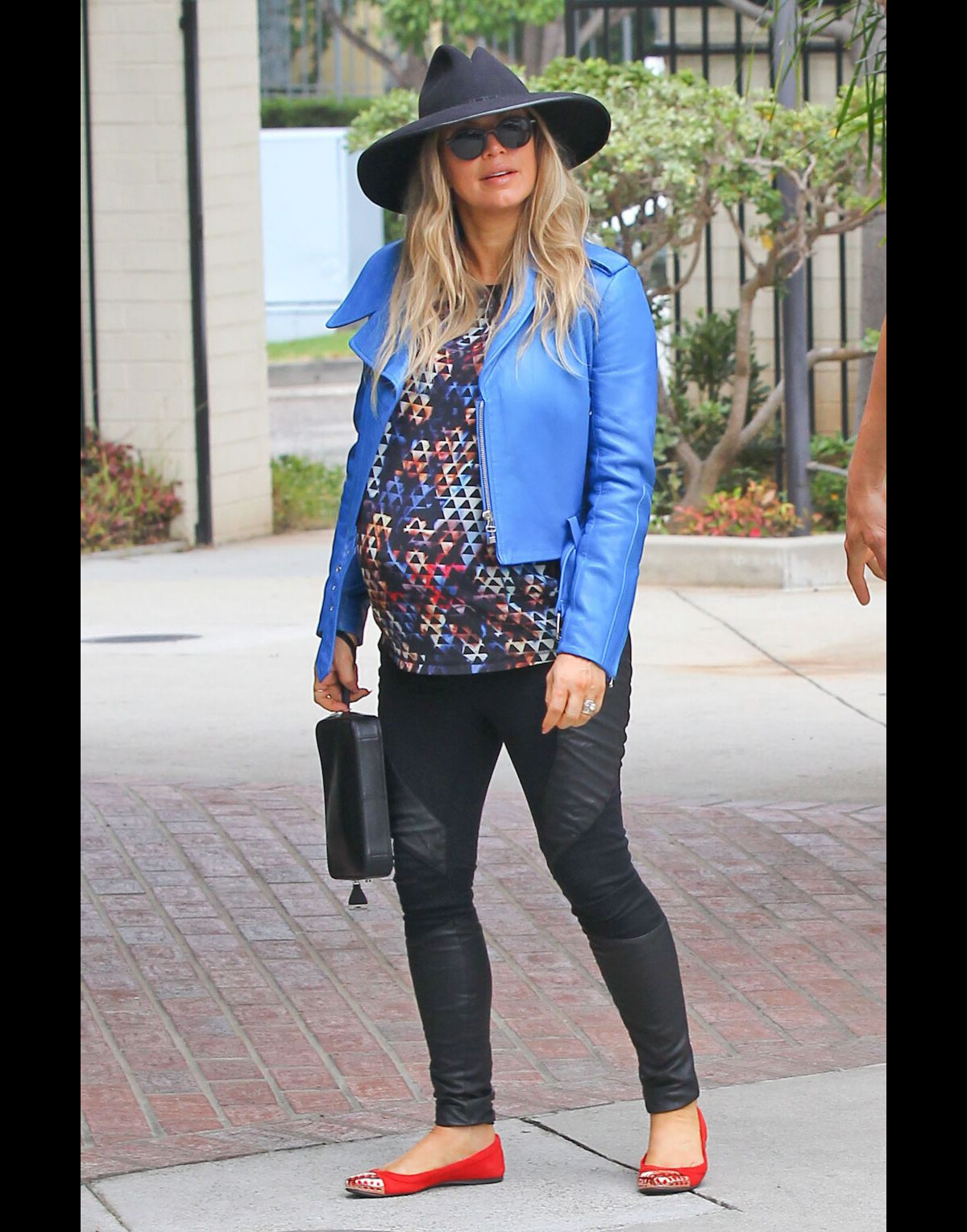 Photo La chanteuse Fergie enceinte à Brentwood, le 4 août 2013