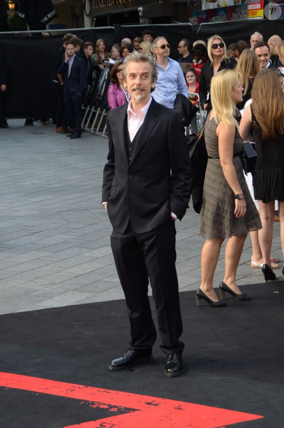 Peter Capaldi lors de la première du film World War Z à Londres, le 2 juin 2013.