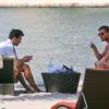 Xabi Alonso et Alfonso Arbeloa sous le soleil de Floride après avoir posé leurs valises à Miami le 6 août 2013 dans le cadre de leur préparation estivale