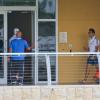 Les joueurs du Real Madrid ont posé leurs valises à Miami le 6 août 2013 dans le cadre de leur préparation estivale