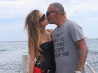 Christian Audigier et sa belle Nathalie Sorensen: Amoureux et câlins à St-Tropez
