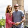 Exclusif - Christian Audigier et sa fiancée Nathalie Sorensen à Londres, le 5 aout 2013.