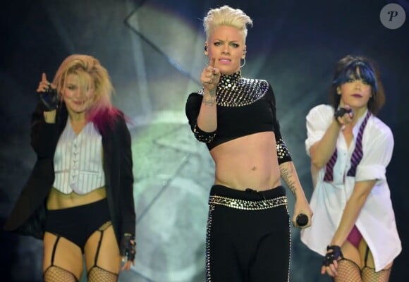 Pink sur scène à Leipzig, en Allemagne, le 12 mai 2013.