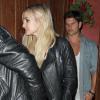 Ashlee Simpson et son petit ami Evan Ross se rendent au "Aventine Club" à Hollywood, le 9 août 2013.