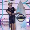 Miley Cyrus à la cérémonie des Teen Choice Awards, à Los Angeles, le 11 août 2013.