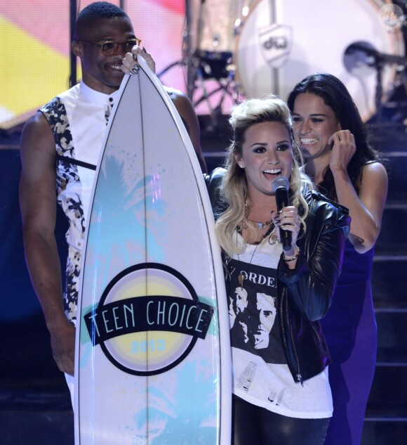 Demi Lovato à la cérémonie des Teen Choice Awards, à Los Angeles, le 11 août 2013.