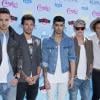 Le groupe One Direction prend la pose à la cérémonie des Teen Choice Awards, à Los Angeles, le 11 août 2013.