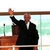 Nelson Mandela à l'Union Buildings de Pretoria le 16 juin 1999
