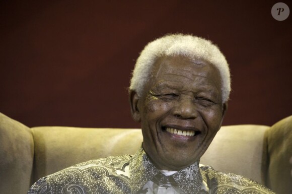 Nelson Mandela le 12 juillet 2009 à Johannesburg