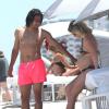 Falcao et sa compagne Lorelei Taron en vacances à Miami, le 18 Juin 2013