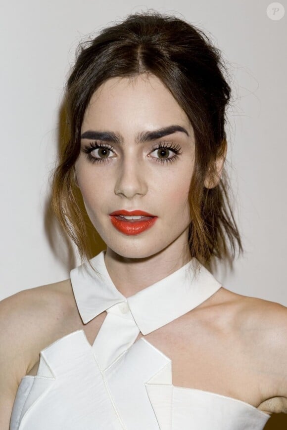 Lily Collins à la soirée Flaunt Magazine au G-Star Raw store à Los Angeles, le 13 août 2013.