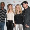 Brantley Gilbert avec Darius Rucker, LeAnn Rimes, et Carrie Underwood à Londres le 17 mars 2013