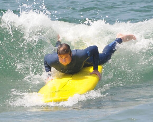 Luke Wilson sur le tournage du film "Ride" à Venice Beach, Los Angeles, le 14 août 2013.
