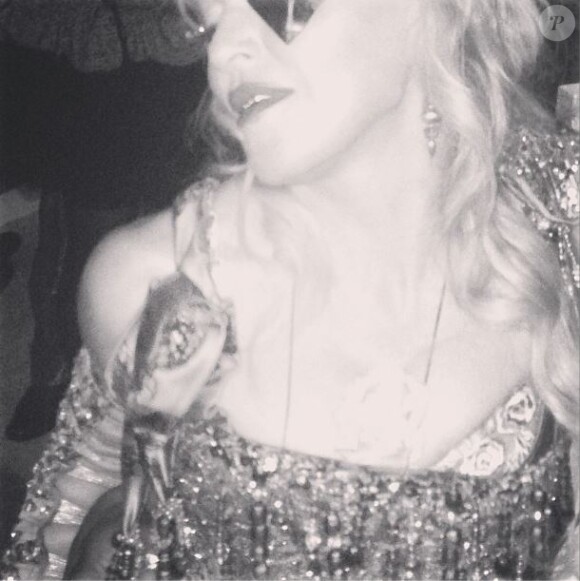 Madonna lors de sa fête d'anniversaire. Villefranche-sur-Mer, le 17 août 2013.