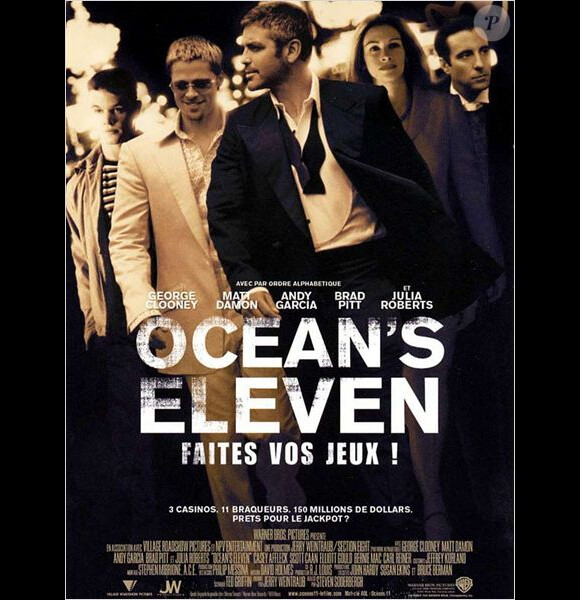 Affiche du film Ocean's Eleven.