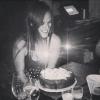 Rumer Willis fêtant ses 25 ans en compagnie de sa mère et de son petit ami, le 16 août 2013.
