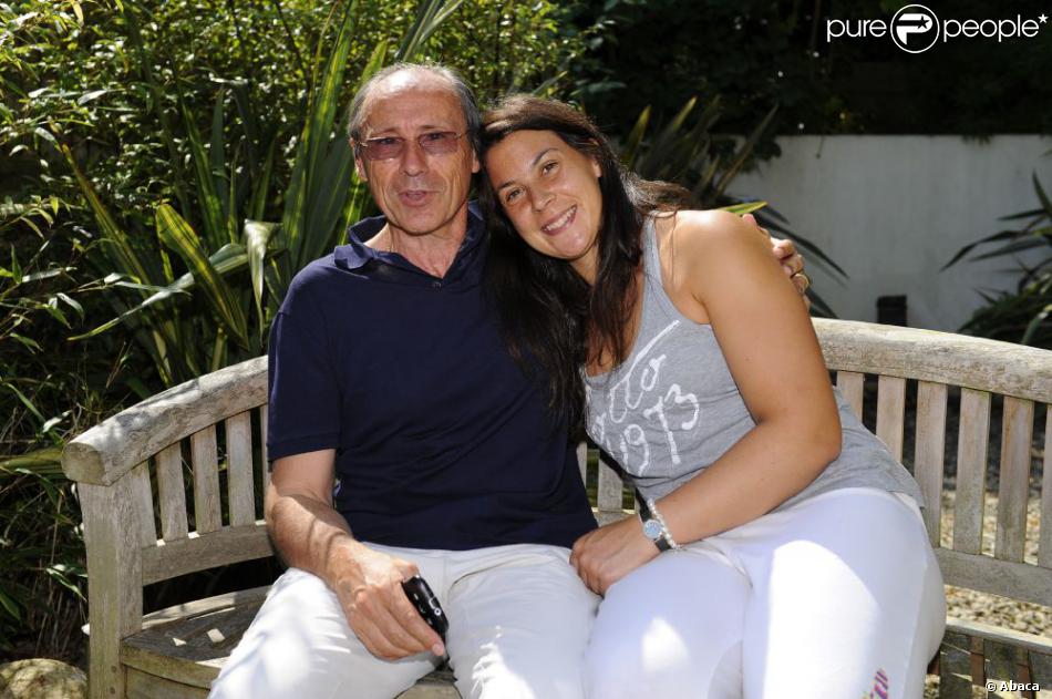 Marion Bartoli et son père Walter à Londres le 7 juillet 2013.