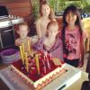Laeticia Hallyday et ses copines pour l'anniversaire de Jade et Joy à Saint-Barthélemy - août 2013