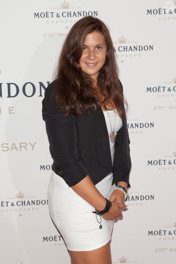 Marion Bartoli lors des 270 ans de Moët & Chandon à New York le 20 août 2013.