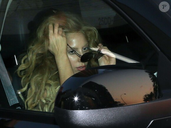 Lady Gaga passe du temps avec ses fans àa New York, le 20 août 2013.