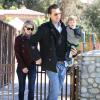 Ali Larter et son mari Hayes MacArthur sont allés se promener avec leur fils Theodore au parc à Beverly Hills. Le 9 mars 2013.