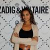 Karine Le Marchand à l'ouverture de la boutique Zadig & Voltaire à Paris, le 1er juillet 2013. L'animatrice présente L'amour est dans le pré sur M6.