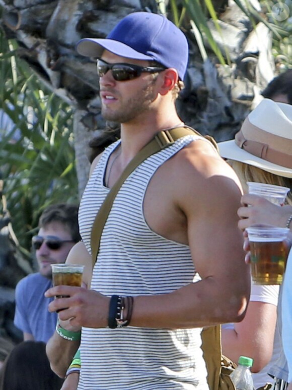 Kellan Lutz lors du festival de Musique de Coachella à Indio en Californie, le 12 avril 2013.