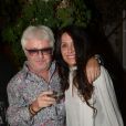 Marc Cerrone et sa femme Jill à l'anniversaire de Massimo Gargia aux Moulins de Ramatuelle le 21 août 2013 - Exclusif
