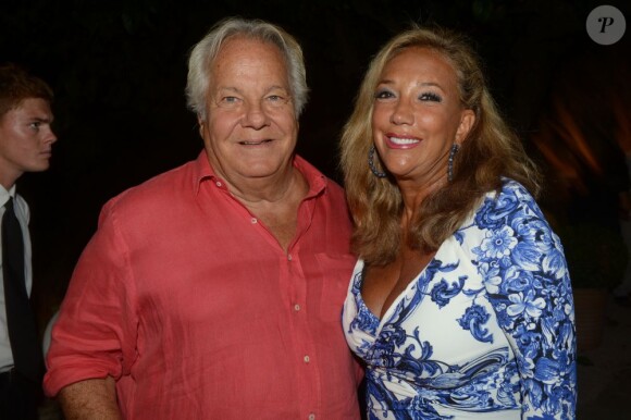 Denise Rich à l'anniversaire de Massimo Gargia aux Moulins de Ramatuelle le 21 août 2013 - Exclusif