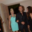Exclusif - Ivana Trump avec son ex-mari Rossano Rubicondi à Saint-Tropez, le 27 Juillet 2013.