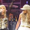 Jennifer Lopez et Taylor Swift en duo au Staples Center à Los Angeles, le 24 août 2013.