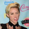 Miley Cyrus lors des Teen Choice Awards à Los Angeles, le 11 août 2013.