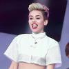 Miley Cyrus en concert sur le plateau du "Jimmy Kimmel Live" à New York, le 25 juin 2013.