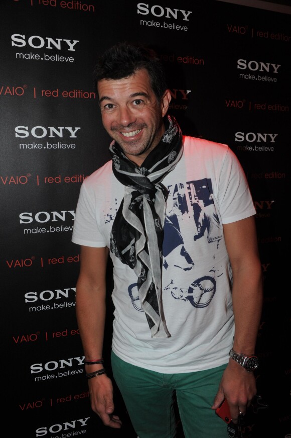 L'animateur Stéphane Plaza à la soirée Sony Style, à la boutique Sony, à Parisn le 2 juillet 2013.